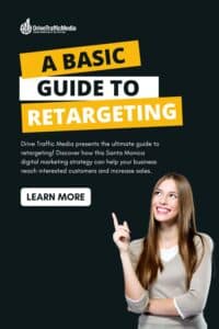 woman-pointing-at-the-blog-title-A-Basic-Guide-to-Retargeting-pinterest