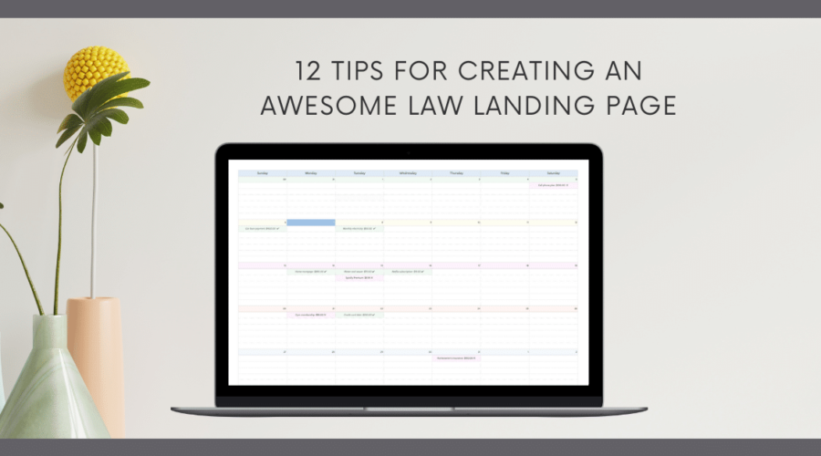 12 Tips for Creating an Awesome Law Landing Page